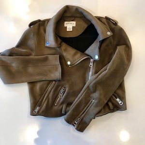 Cute fitted suede jacket
